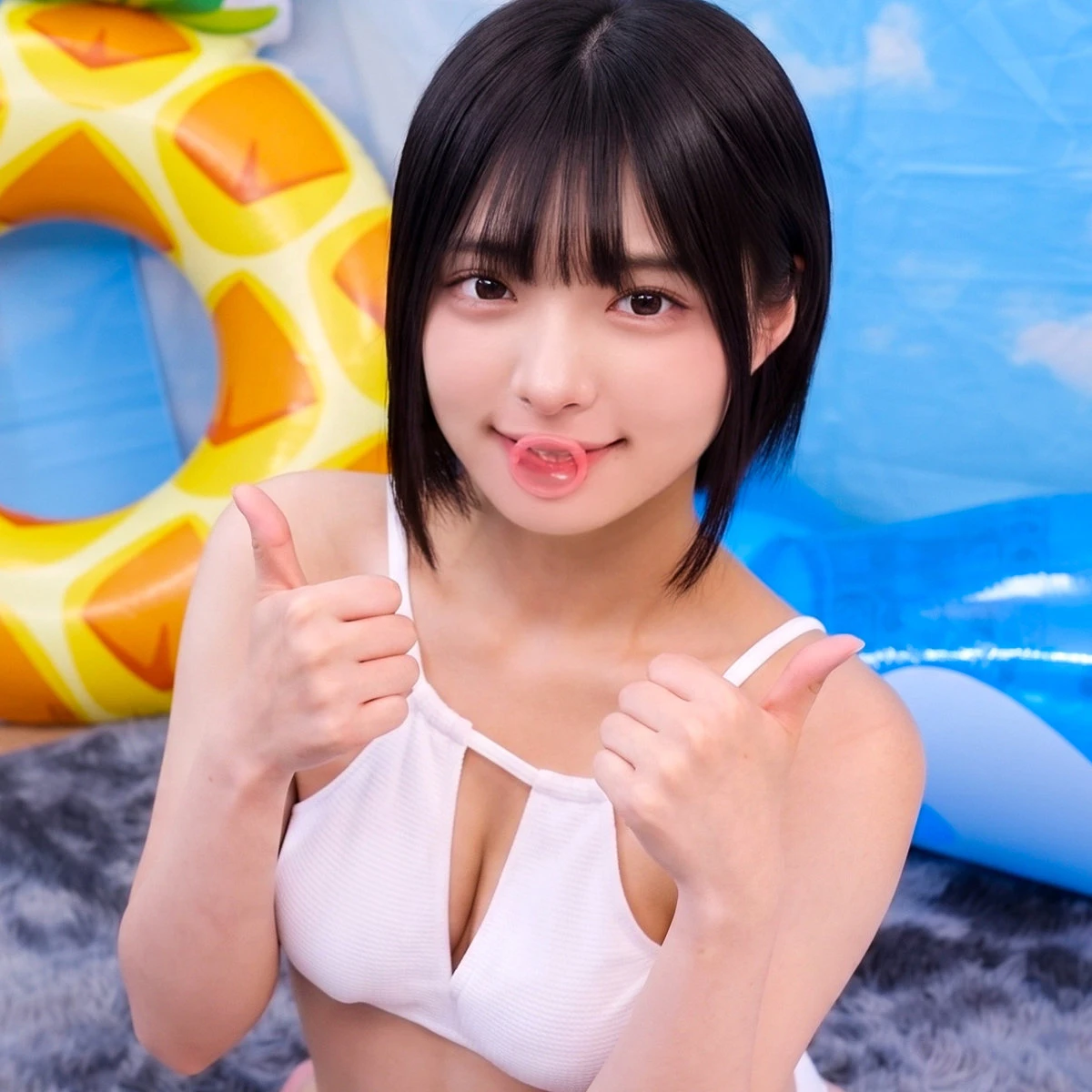 虹村ゆみ | 水着美女が映える中出しと素人 超エロい動画キャプチャ(orecz608)-表紙
