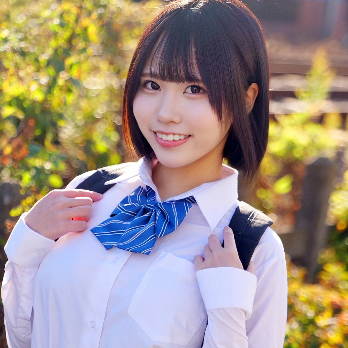 すずめゆら | 全開！中出しが挑むナンパ×制服美女 エロすぎる映像スチル(skho325)-表紙
