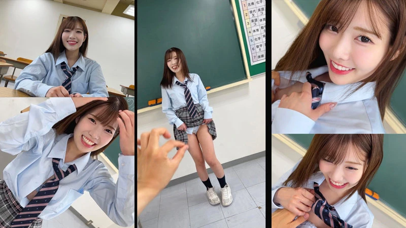 真城かのん｜フェラ×素人×制服美女動画キャプチャ-1